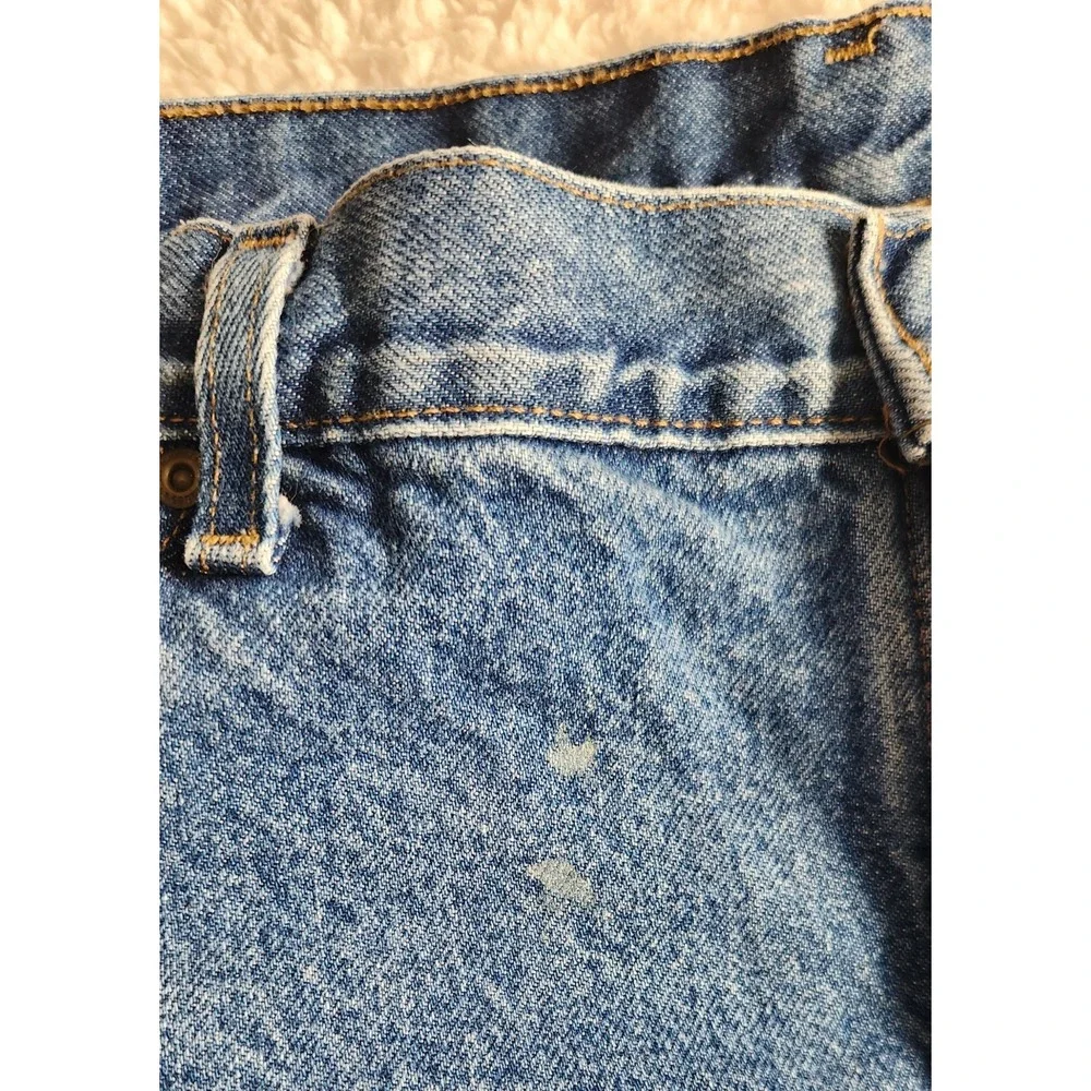 Carhartt B172 DST Relaxed Fit Flannel Lined Denim Jeans‎ Men's Size 40x32 - Flaw
